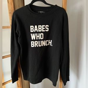 Brunette the Label Crew Neck Sweatshirt